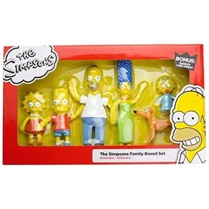 New Simpsons Family Boxed Set Action Figure - Bendable
